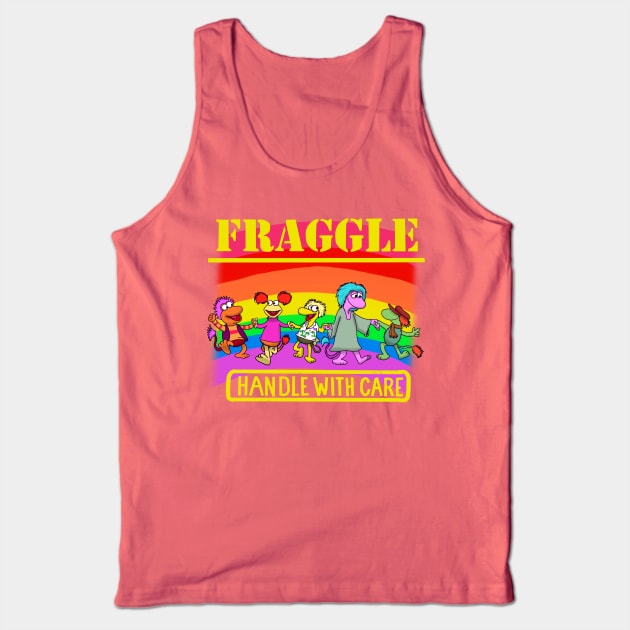 Fraggle handle with care Tank Top by wolfmanjaq